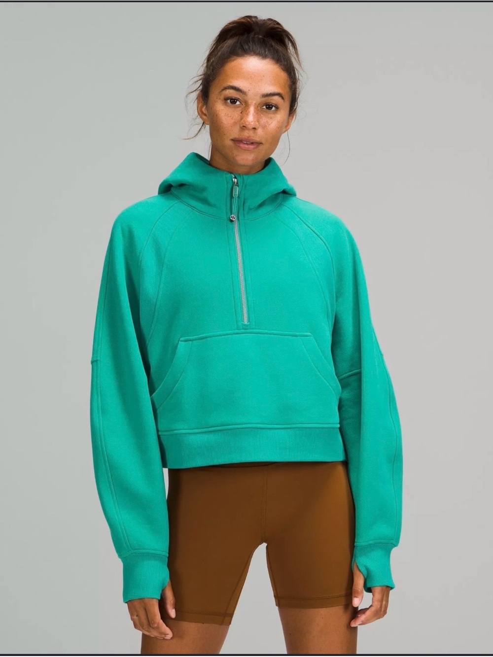 Lululemon scuba hoodie cascadia Green Excellent condition